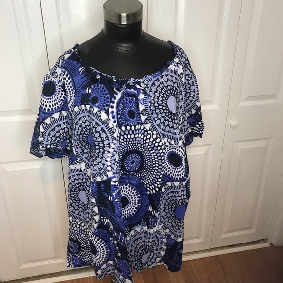 Liz & Me Lightweight Floral Summer Blouse - Picture 2 of 6